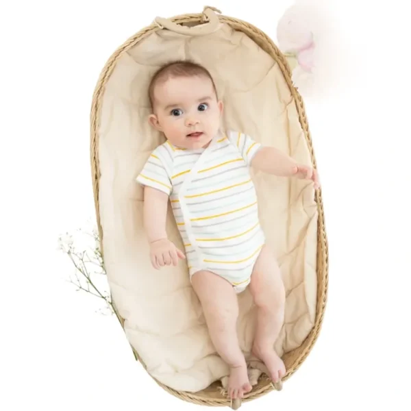Store Organic Cotton Pride Kimono Onesie - Stripes - CaringForTots - Professional Baby and Children's Products | Caring for Growth, Caring for Every Moment