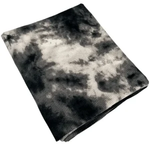 Discount Organic Cotton Waffle Swaddle Blanket-Black Tie Dye - CaringForTots - Professional Baby and Children's Products | Caring for Growth, Caring for Every Moment