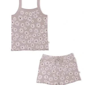 New Organic Spaghetti Top & Shorts Set - Daisies - CaringForTots - Professional Baby and Children's Products | Caring for Growth, Caring for Every Moment