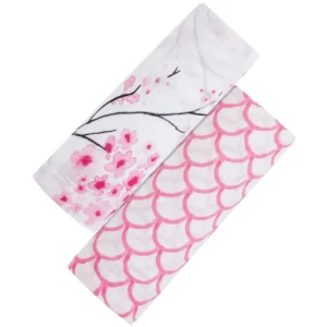 Discount ORGANIC SWADDLE SET - SAKURA (Cherry Blossom + Pink Stripe) - CaringForTots - Professional Baby and Children's Products | Caring for Growth, Caring for Every Moment