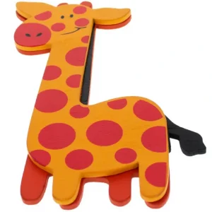 Clearance Painted Wooden Giraffe Cutout Diy Craft 5 Inches - CaringForTots - Professional Baby and Children's Products | Caring for Growth, Caring for Every Moment