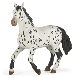 Outlet Papo France Black Appaloosa Horse - CaringForTots - Professional Baby and Children's Products | Caring for Growth, Caring for Every Moment