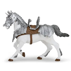 Clearance Papo France Horse In Armor - CaringForTots - Professional Baby and Children's Products | Caring for Growth, Caring for Every Moment