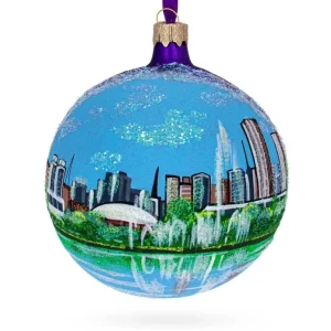 Best Parque Ibirapuera, Sao Paulo, Brazil Glass Ball Christmas Ornament 4 Inches - CaringForTots - Professional Baby and Children's Products | Caring for Growth, Caring for Every Moment