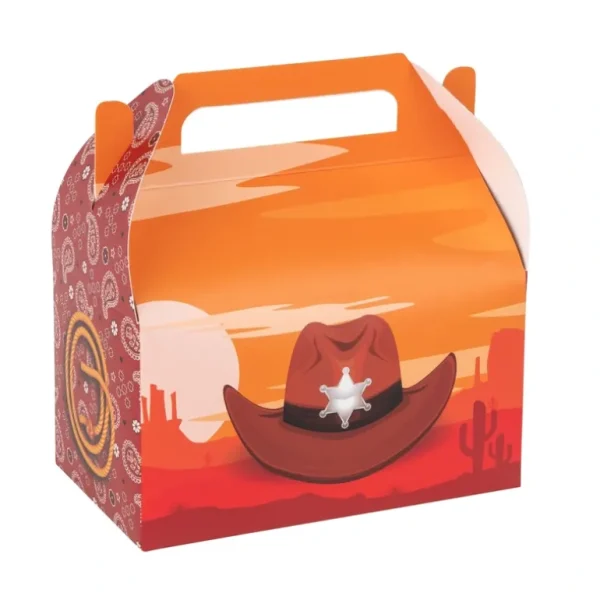 Outlet Party Favor Treat Boxes Cowboy Birthday, Baby Shower And Holiday Party Decor 6.25x3.75x3.5 Inches 20 Pack - CaringForTots - Professional Baby and Children's Products | Caring for Growth, Caring for Every Moment