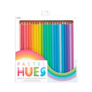Best Pastel Hues Colored Pencils - Set of 24 - CaringForTots - Professional Baby and Children's Products | Caring for Growth, Caring for Every Moment