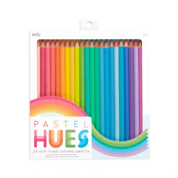 Best Pastel Hues Colored Pencils - Set of 24 - CaringForTots - Professional Baby and Children's Products | Caring for Growth, Caring for Every Moment