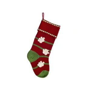 Store Paw Print Stocking, Red - CaringForTots - Professional Baby and Children's Products | Caring for Growth, Caring for Every Moment
