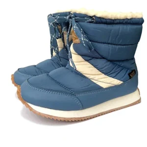 New Peak Kids Snow Boot Atlantic Blue Textile - CaringForTots - Professional Baby and Children's Products | Caring for Growth, Caring for Every Moment