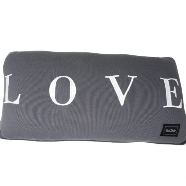 Bedding | Pillow Sham - Charcoal Ribbed - CaringForTots - Professional Baby and Children's Products | Caring for Growth, Caring for Every Moment