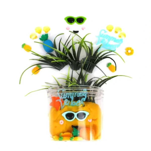Toys | Pineapple Summer Play Dough-To-Go Kit - CaringForTots - Professional Baby and Children's Products | Caring for Growth, Caring for Every Moment