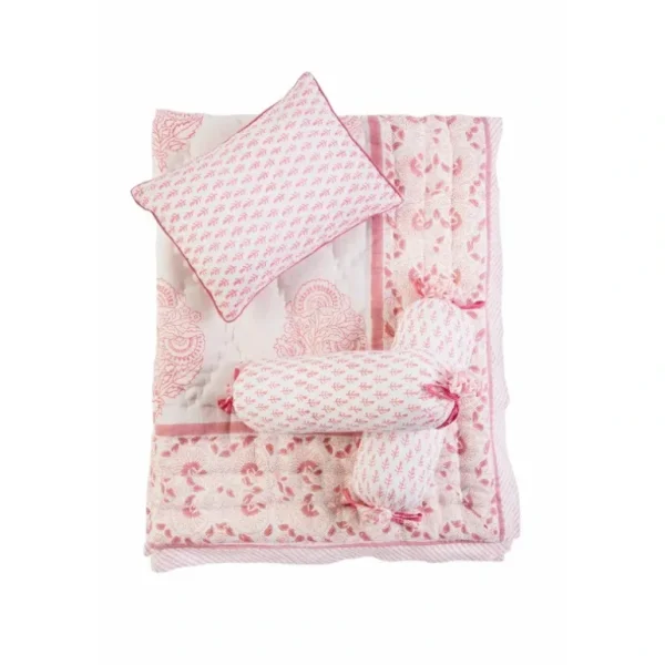 Bedding | PINK CITY CRIB BEDDING SET (4-Piece) - CaringForTots - Professional Baby and Children's Products | Caring for Growth, Caring for Every Moment