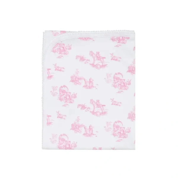 Pink Toile Blanket - CaringForTots - Professional Baby and Children's Products | Caring for Growth, Caring for Every Moment* Baby Blankets