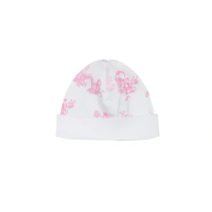 Pink Toile Hat - CaringForTots - Professional Baby and Children's Products | Caring for Growth, Caring for Every Moment* Baby Hats