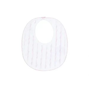 Pink Twirls Bib - CaringForTots - Professional Baby and Children's Products | Caring for Growth, Caring for Every Moment* Bibs