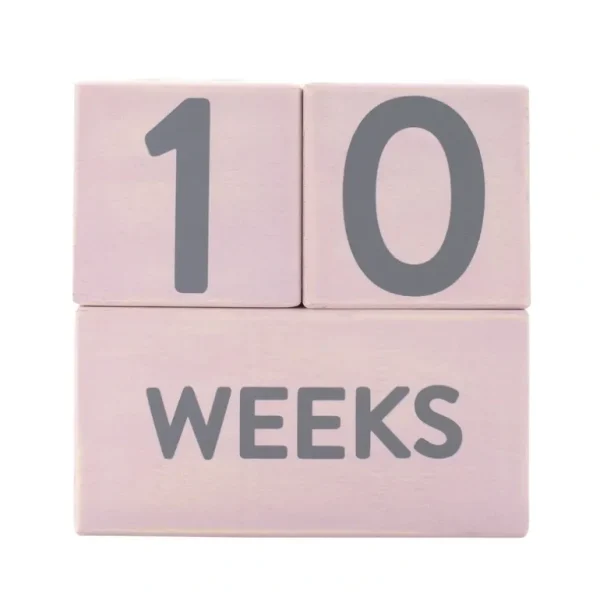 Clothing | Pink Wooden Milestone Age Blocks - CaringForTots - Professional Baby and Children's Products | Caring for Growth, Caring for Every Moment