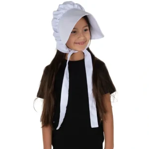 Pioneer White Bonnet - CaringForTots - Professional Baby and Children's Products | Caring for Growth, Caring for Every Moment* Bonnets
