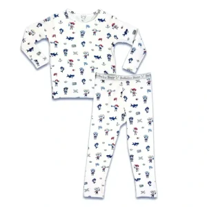Pirate Bamboo Kids Pajamas - CaringForTots - Professional Baby and Children's Products | Caring for Growth, Caring for Every Moment* The "Easy Two-Piecey"