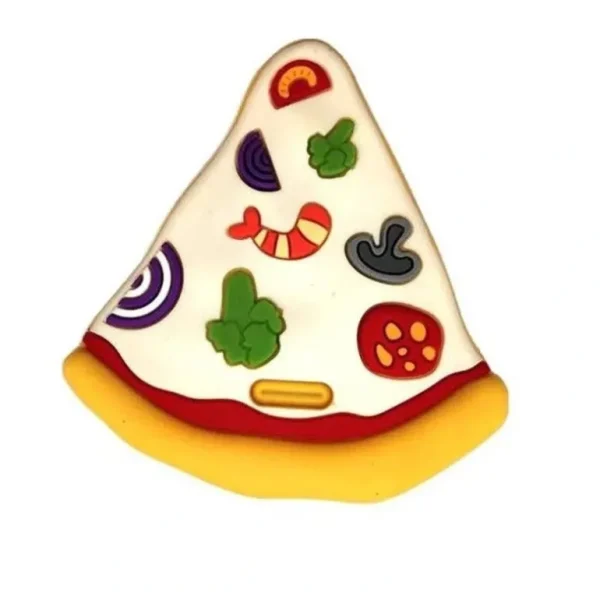 Toys | Pizza Silicone Teething Toy - CaringForTots - Professional Baby and Children's Products | Caring for Growth, Caring for Every Moment