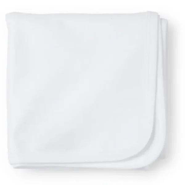 Plain Edge Pima Cotton Blanket - White - CaringForTots - Professional Baby and Children's Products | Caring for Growth, Caring for Every Moment* Baby Blankets