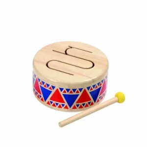 Plan Toys Solid Drum - CaringForTots - Professional Baby and Children's Products | Caring for Growth, Caring for Every Moment* Musical Instruments