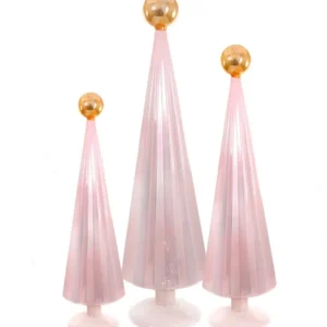 Pleated Tree, Light Pink Gold Set Of 3 - CaringForTots - Professional Baby and Children's Products | Caring for Growth, Caring for Every Moment* All Products