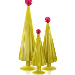 Pleated Tree, Lime Fuchsia Set Of 3 - CaringForTots - Professional Baby and Children's Products | Caring for Growth, Caring for Every Moment* All Products