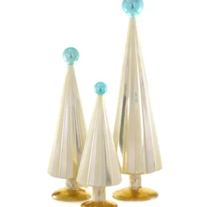 Pleated Tree, Pearl Blue Set Of 3 - CaringForTots - Professional Baby and Children's Products | Caring for Growth, Caring for Every Moment* All Products