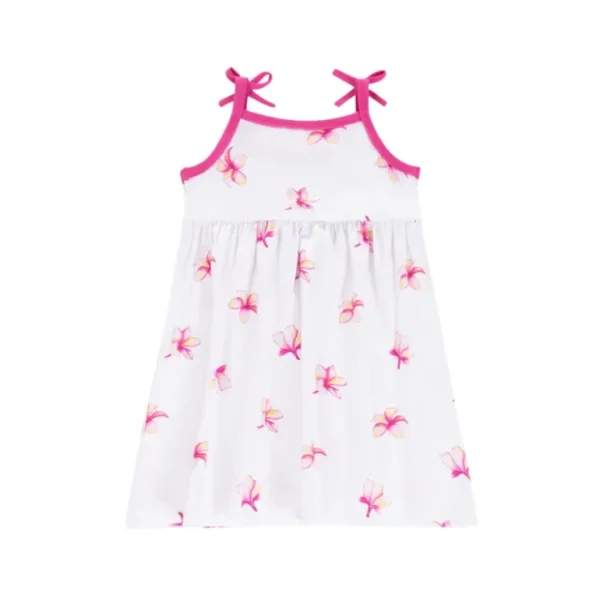 Plumeria Bamboo Dress - CaringForTots - Professional Baby and Children's Products | Caring for Growth, Caring for Every Moment* Dresses - Twirl