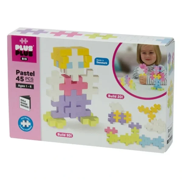 Toys | Plus-Plus BIG 45 pc Pastel - CaringForTots - Professional Baby and Children's Products | Caring for Growth, Caring for Every Moment