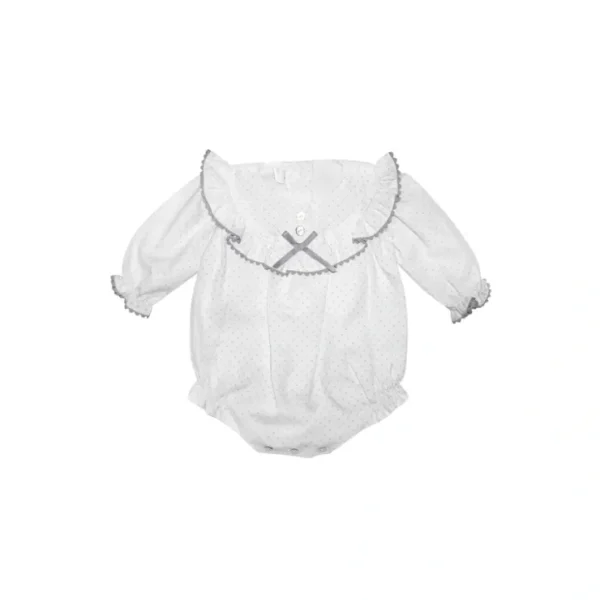 Polka Dot Romper - CaringForTots - Professional Baby and Children's Products | Caring for Growth, Caring for Every Moment* Rompers