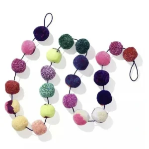 Pom Pom Garland, Rainbow - CaringForTots - Professional Baby and Children's Products | Caring for Growth, Caring for Every Moment* All Products