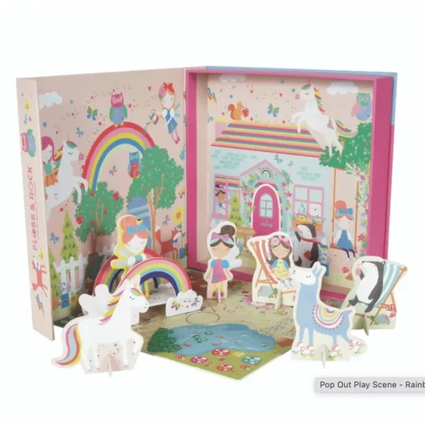 Toys | Pop Out Play Scene - Rainbow Fairy - CaringForTots - Professional Baby and Children's Products | Caring for Growth, Caring for Every Moment