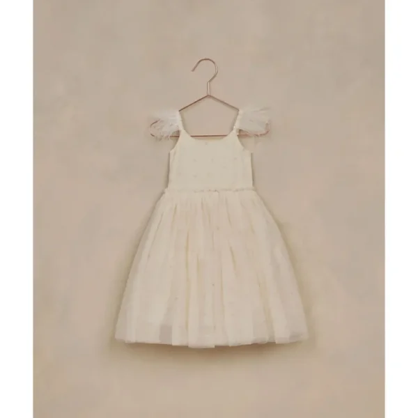 Clothing | Poppy Dress - Ivory - CaringForTots - Professional Baby and Children's Products | Caring for Growth, Caring for Every Moment