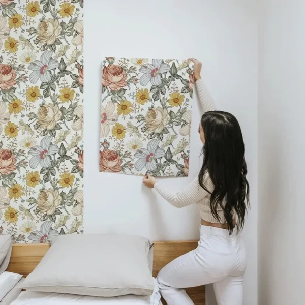 Prairie Floral Wallpaper - CaringForTots - Professional Baby and Children's Products | Caring for Growth, Caring for Every Moment* Wallpapers
