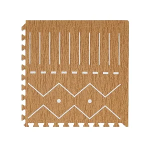 Premium Foam Playmats | Berber - Camel - CaringForTots - Professional Baby and Children's Products | Caring for Growth, Caring for Every Moment* All Products