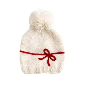 Present Hat, Cream/red - CaringForTots - Professional Baby and Children's Products | Caring for Growth, Caring for Every Moment* Baby Hats