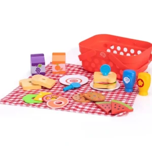 Toys | Pretendables Picnic Basket Set - CaringForTots - Professional Baby and Children's Products | Caring for Growth, Caring for Every Moment