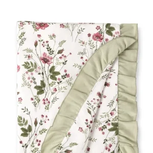 Pretty Petals Bamboo Stroller Blanket - CaringForTots - Professional Baby and Children's Products | Caring for Growth, Caring for Every Moment* Baby Blankets