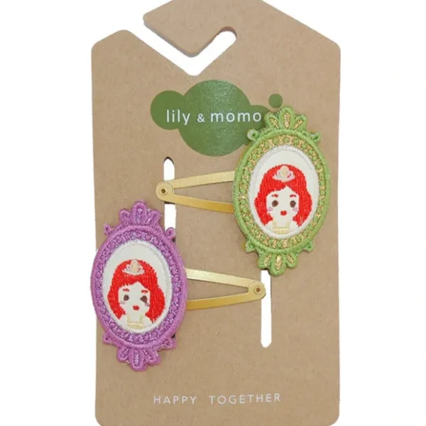 Princess Cameo Hair Clips - CaringForTots - Professional Baby and Children's Products | Caring for Growth, Caring for Every Moment* Happy Together Collection