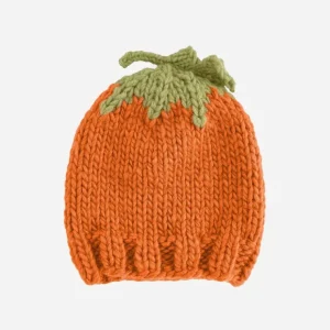 Pumpkin Hat, Orange - CaringForTots - Professional Baby and Children's Products | Caring for Growth, Caring for Every Moment* Baby Hats