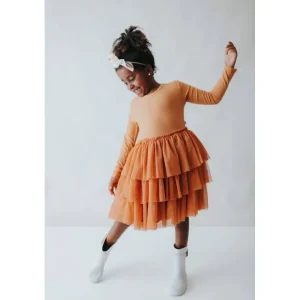 Pumpkin Rib Dream Tutu Dress - CaringForTots - Professional Baby and Children's Products | Caring for Growth, Caring for Every Moment* Dresses - Twirl