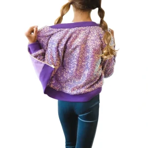 Purple Sequin Jacket - CaringForTots - Professional Baby and Children's Products | Caring for Growth, Caring for Every Moment* Jackets