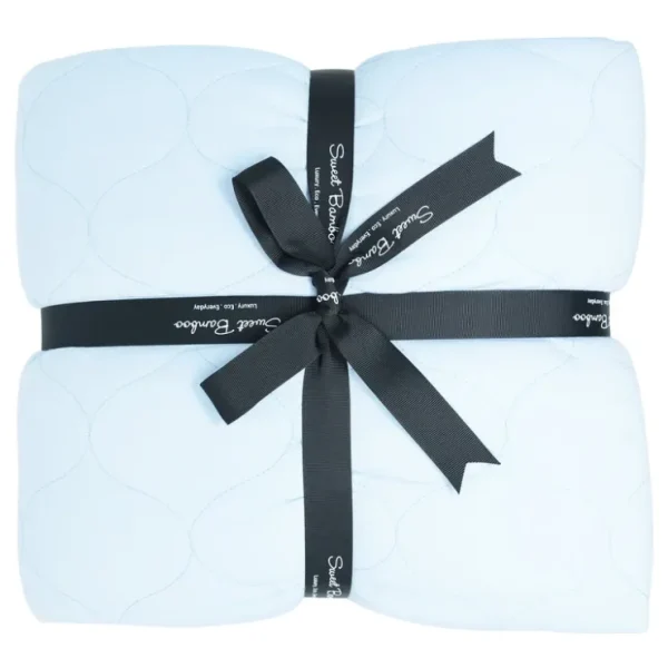 Quilted Blanket - 80 X 60 - Powder Blue - CaringForTots - Professional Baby and Children's Products | Caring for Growth, Caring for Every Moment* Baby Blankets