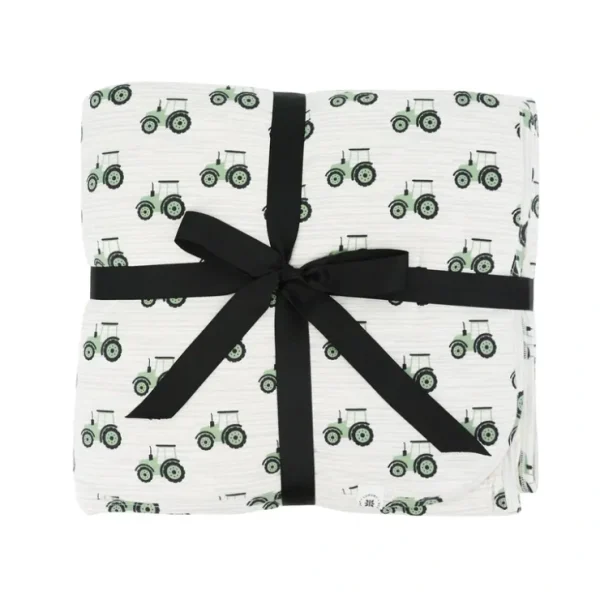 Quilted Blanket - Tractor - CaringForTots - Professional Baby and Children's Products | Caring for Growth, Caring for Every Moment* Baby Blankets