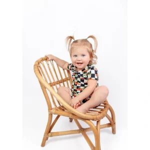 Racing Carrot Checkers Dream Short Set - CaringForTots - Professional Baby and Children's Products | Caring for Growth, Caring for Every Moment* The Dream Short Set