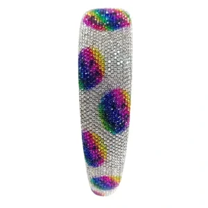 Rainbow Fully Crystalized Smiley Headband - CaringForTots - Professional Baby and Children's Products | Caring for Growth, Caring for Every Moment* Bows & Headbands