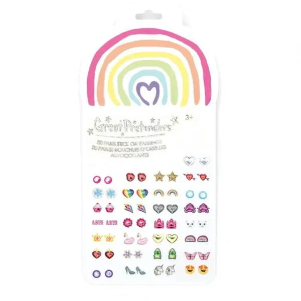 Toys | Rainbow Love Sticker Earrings - CaringForTots - Professional Baby and Children's Products | Caring for Growth, Caring for Every Moment