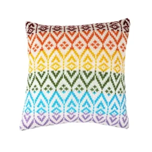 Rainbow Pattern 12" Pillow - CaringForTots - Professional Baby and Children's Products | Caring for Growth, Caring for Every Moment* Decorative Pillows
