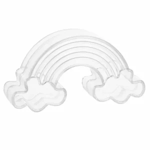 Rainbow Shaped Acrylic Candy Boxes 24 Pack 3.62"x1.96"x0.98" - CaringForTots - Professional Baby and Children's Products | Caring for Growth, Caring for Every Moment* Cute candy boxes